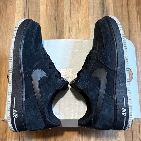 2011 Nike Air Force 1 Suede Black Medium Grey main image 6